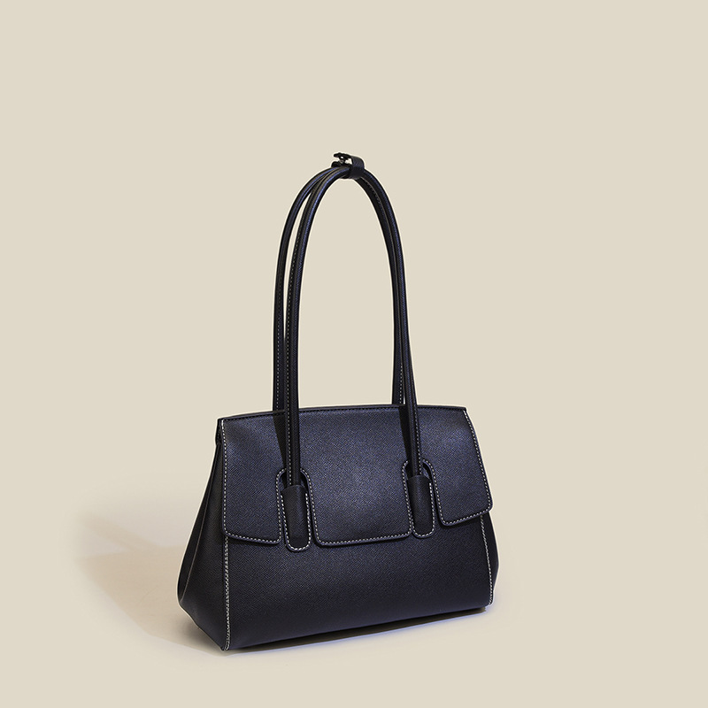 Office Style Solid Color Pu Women's Tote Bag Picture5