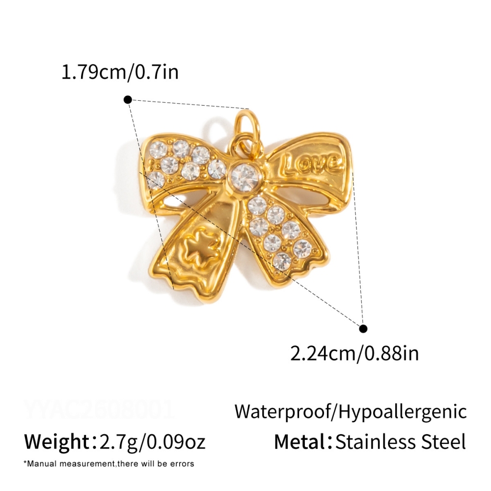 Stainless Steel Waterproof Gold Color Diy Pendants