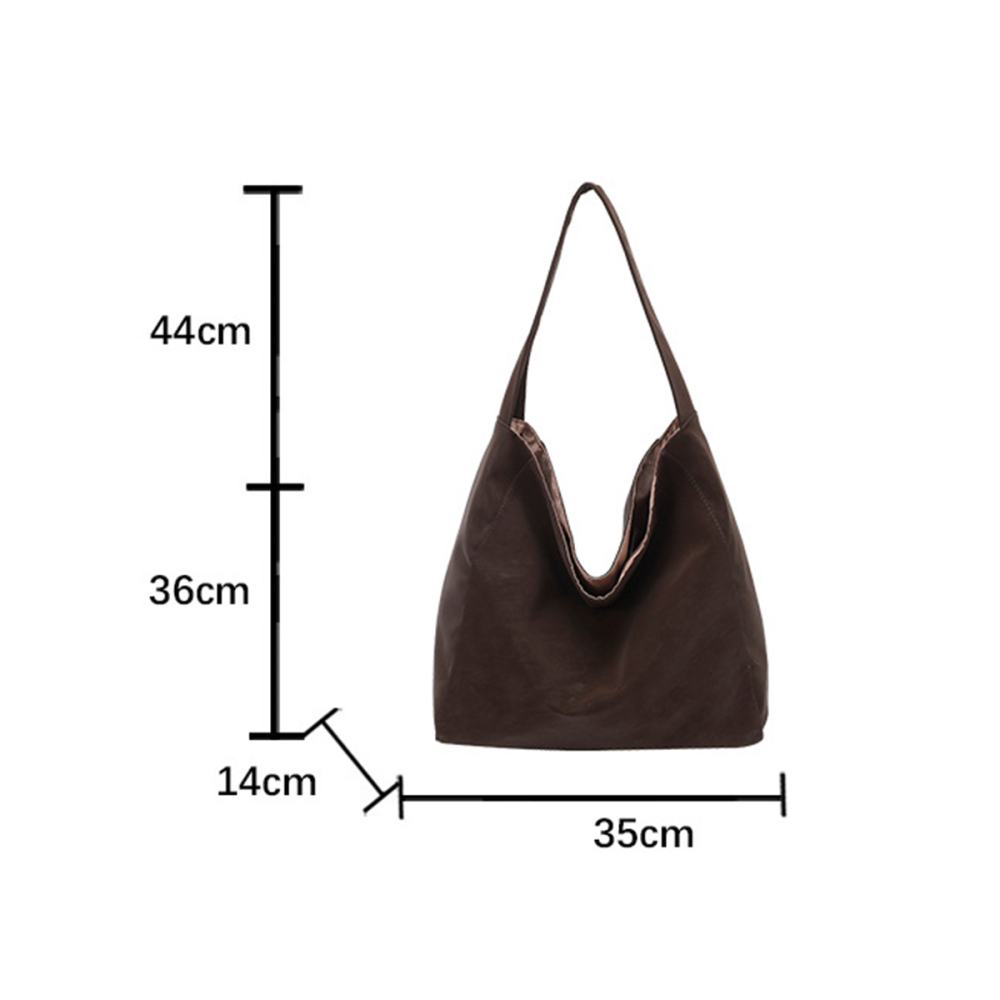Minimalist Style Solid Color Pu Women's Shoulder Bags Picture6