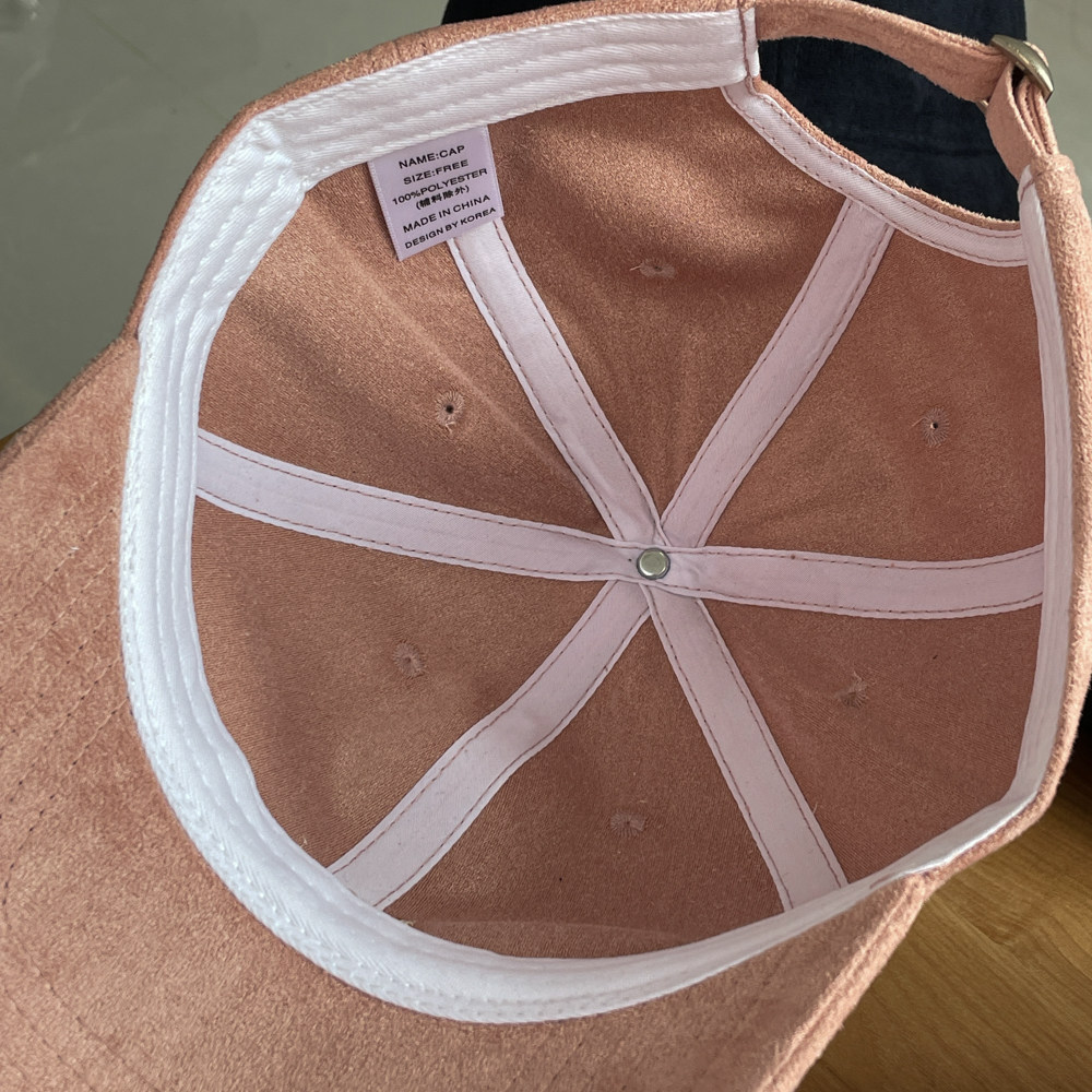 Simple Series Casual Letter Solid Color Suede Baseball Cap Picture9