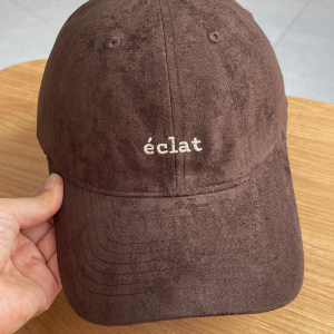 Simple Series Casual Letter Solid Color Suede Baseball Cap h5 Picture5