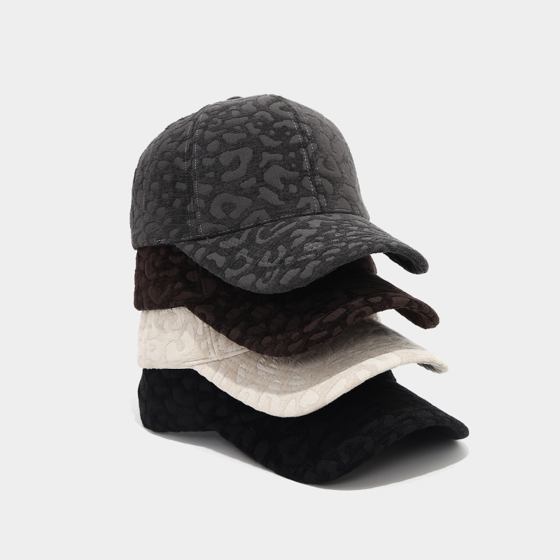 Simple Series Retro Leopard Print Polyester Baseball Cap Picture2