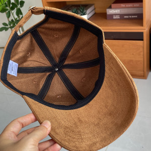 Simple Series Casual Letter Solid Color Suede Baseball Cap h5 Picture8