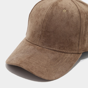 Simple Series Daily Solid Color Suede Baseball Cap h5 Picture5