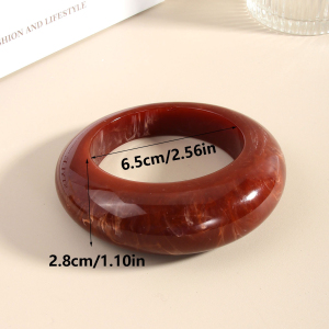 Classic Series Daily Gradient Color Stainless Steel Waterproof Women's Bangles h5