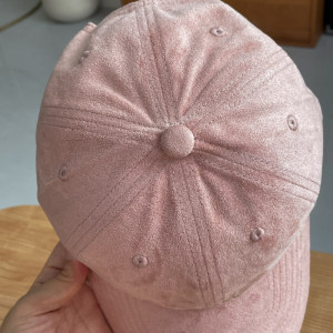 Simple Series Casual Letter Solid Color Suede Baseball Cap h5 Picture7