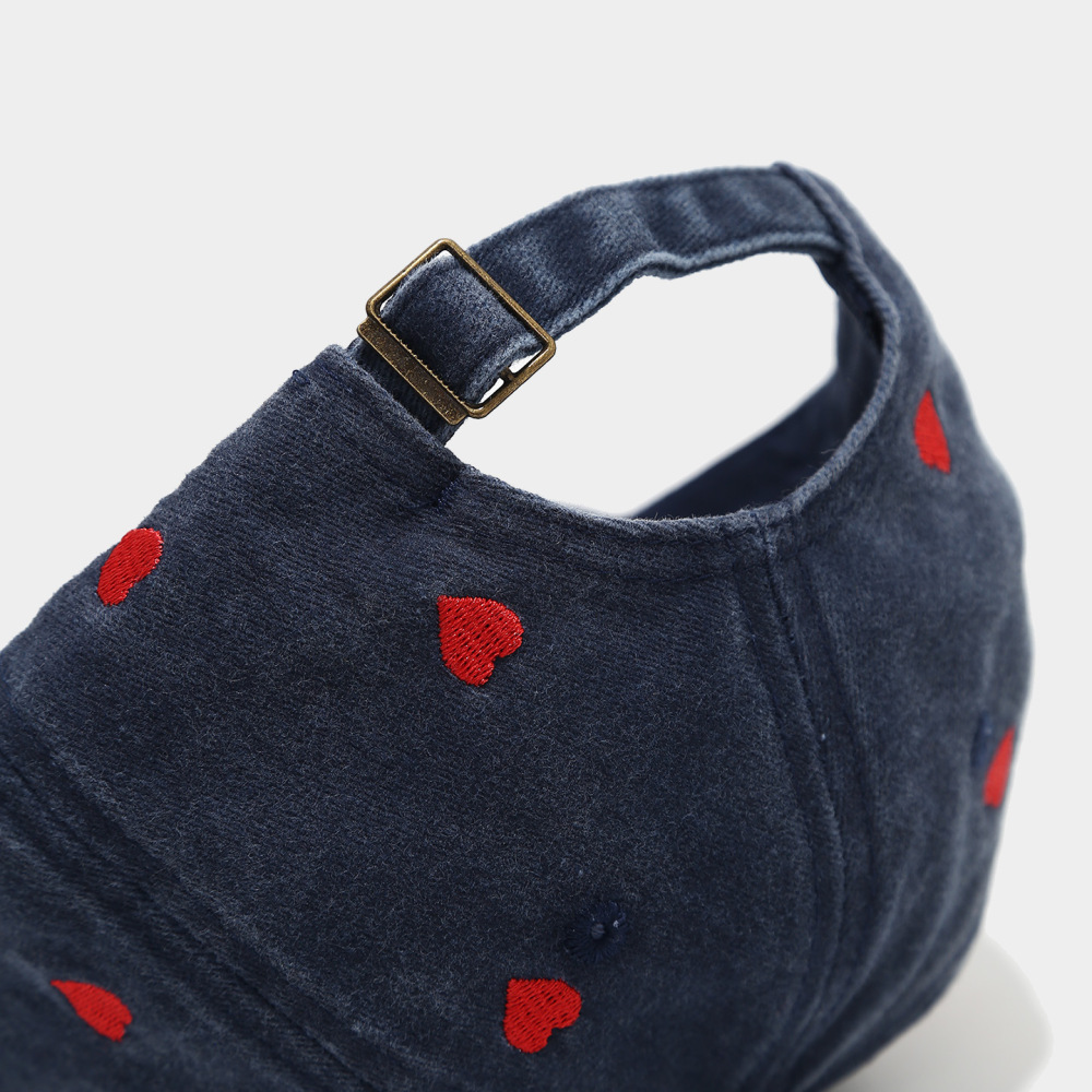 Simple Series Casual Heart Solid Color Cotton Baseball Cap Picture6