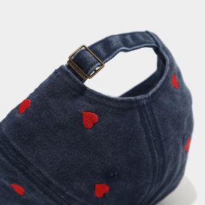 Simple Series Casual Heart Solid Color Cotton Baseball Cap h5 Picture6