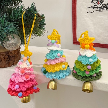 Schattig Gehaakt Kerstbedeltje Van Garen