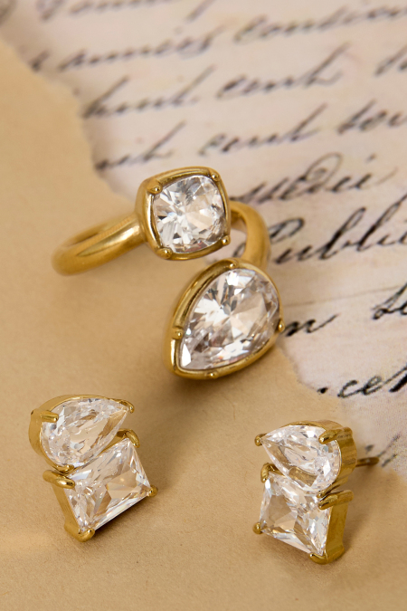 Anillos Minimalistas De Acero Inoxidable Con Forma Elíptica, Sencillos Para Uso Diario, De La Serie Simple. Joyería Para Mujer. 2