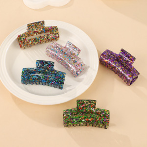 Luxurious Series Daily Christmas Mixed Color Acrylic Hair Claws h5 Picture2