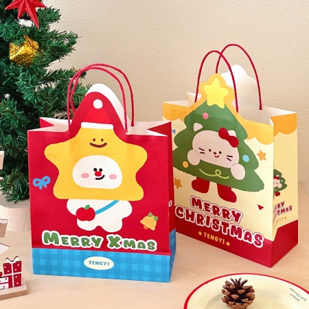 Lindas Bolsas De Papel Navideñas