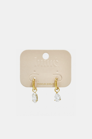 Stainless Steel Drop Earrings Ellipse Shape Simple Daily Simple Series Women's Jewelry h5 Picture3