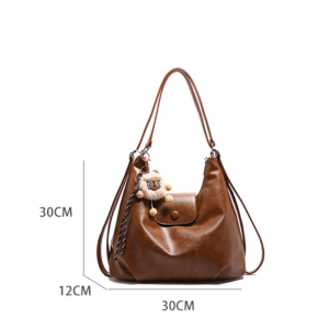 Casual Style None Solid Color Pu Women's Square Shoulder Bags h5 Picture8