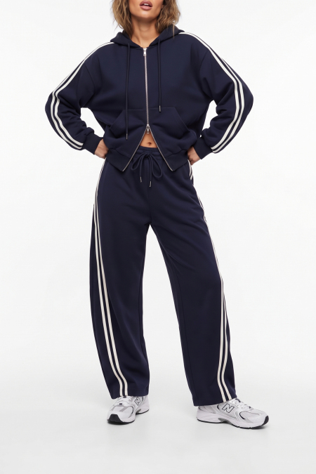 Casual Gestreept, Losse Pasvorm, Polyestervezel (Polyester), Jassen En Mantels