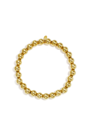 Braccialetti In Acciaio Inossidabile Con Perline, Modello Circle Simple, Serie Daily Simple, Gioielli Da Donna h5