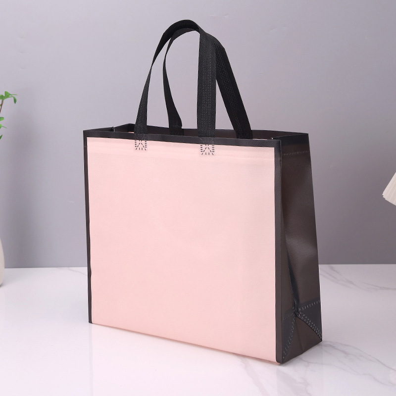 Borse Shopper Quadrate Da Donna In Poliestere, Stile Casual, Colori Misti