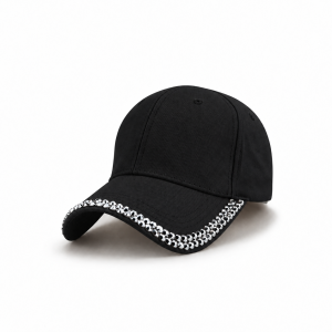 Luxurious Series Simple Solid Color Cotton Baseball Cap h5