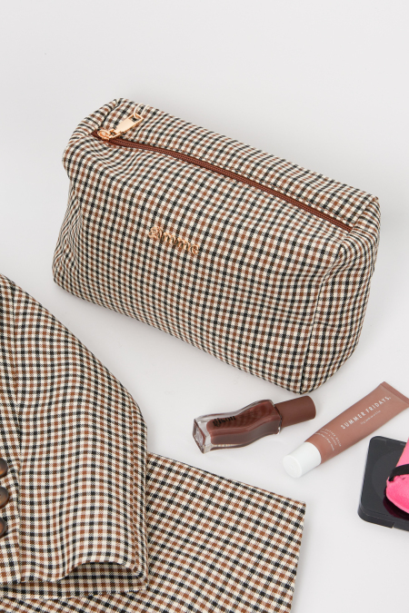 Kosmetiktaschen Aus Kariertem Polyester – Accessoires Für Jeden Tag 2