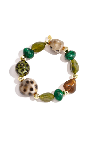 Pulseras De Cuentas Acrílicas De Forma Irregular, Sencillas, De La Serie Simple Daily, Joyería Para Mujer h5 