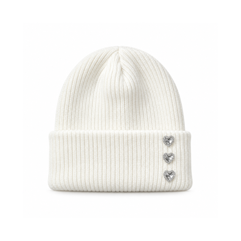 Simple Series Daily Heart Solid Color Polyester Beanie h5Picture2