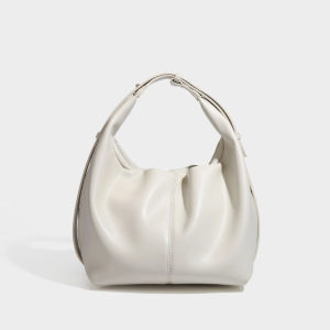 Casual Style Metal Hardware Solid Color Pu Women's Round Handbags h5 Picture4