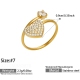 Gold Color/Ring Size 7/Style2 Picture2