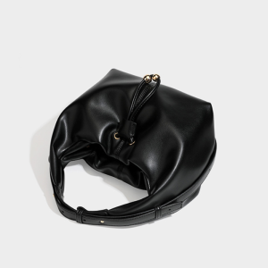 Casual Style Metal Hardware Solid Color Pu Women's Round Handbags h5 Picture10