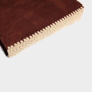 Casual Style Woven Solid Color Woven Suede Women's Square Shoulder Bags h5 Picture9