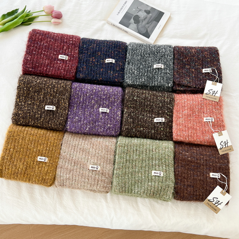Simple Serisi Günlük Düz Renk Geçişli Polyester Kışlık Şallar h5Resim2