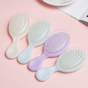 Simple Series Daily Solid Color Pearly Luster Plastic Combs h5 Picture2