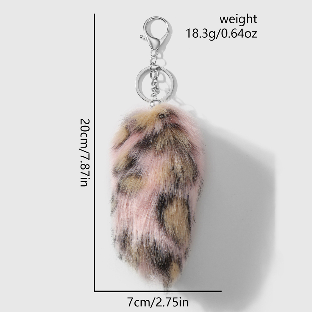 Eenvoudige Serie Retro Tashangers Met Luipaardprint En Dierenprint Van Polyester h5Afbeelding2