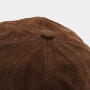 Simple Series Retro Solid Color Suede Berets h5 Picture5