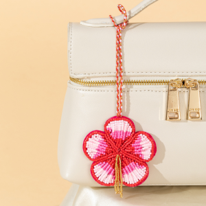 Simple Series Casual Flower Beads Gradient Color Seed Bead Bag Charms h5 Picture3