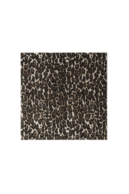 Wintersjaals Met Luipaardprint, Eenvoudig, Van Polyester, Ideaal Voor Dagelijks Gebruik.