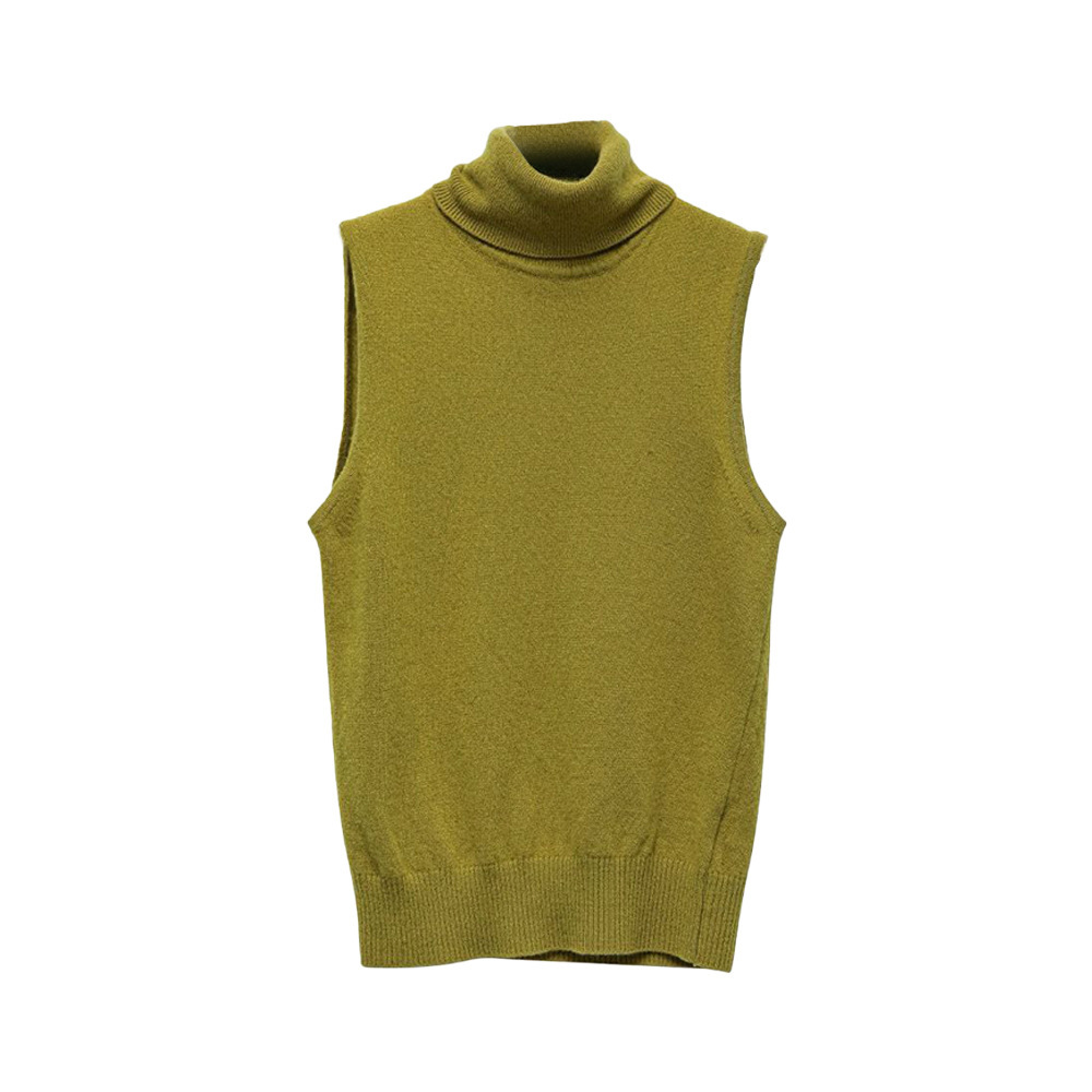 Casual Solid Color Straight Knitted Vest h5Picture5