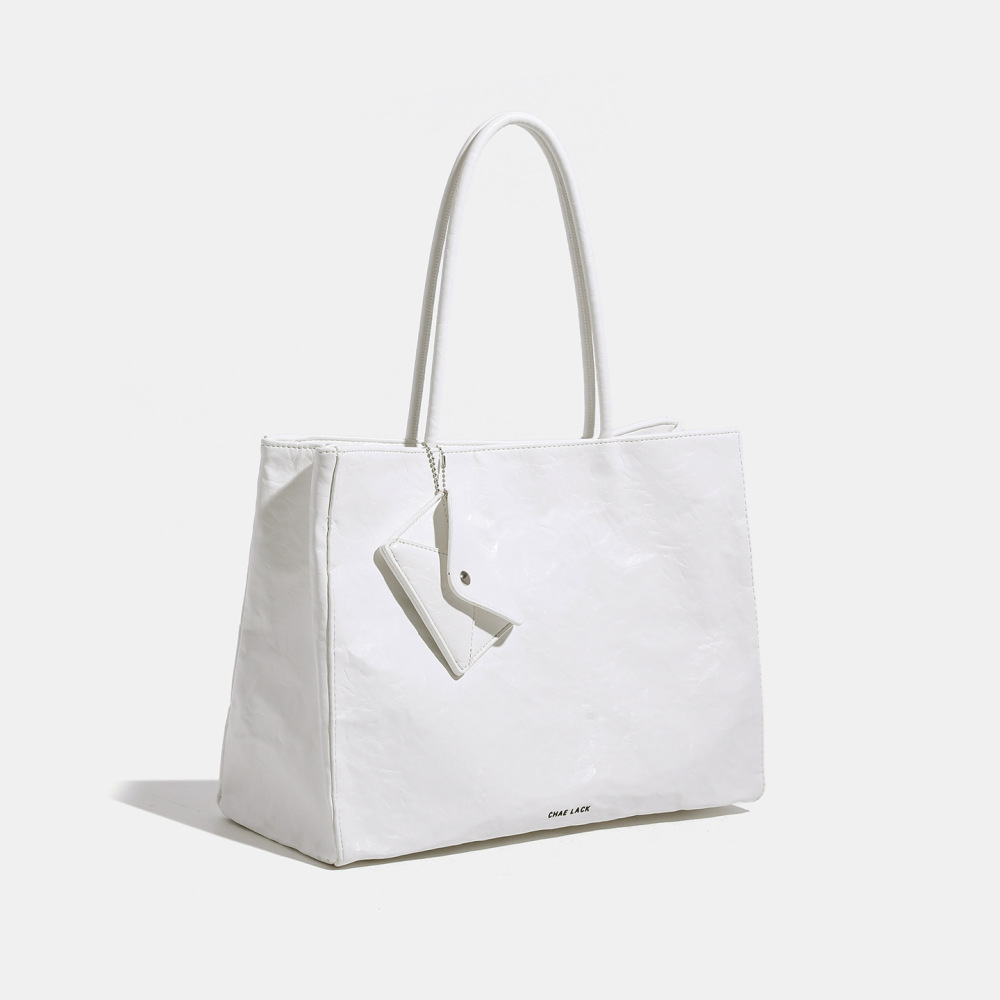 Minimalist Style None Letter Solid Color Pu Women's Square Tote Bags h5Picture3