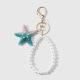 1 Blue Starfish Keychain