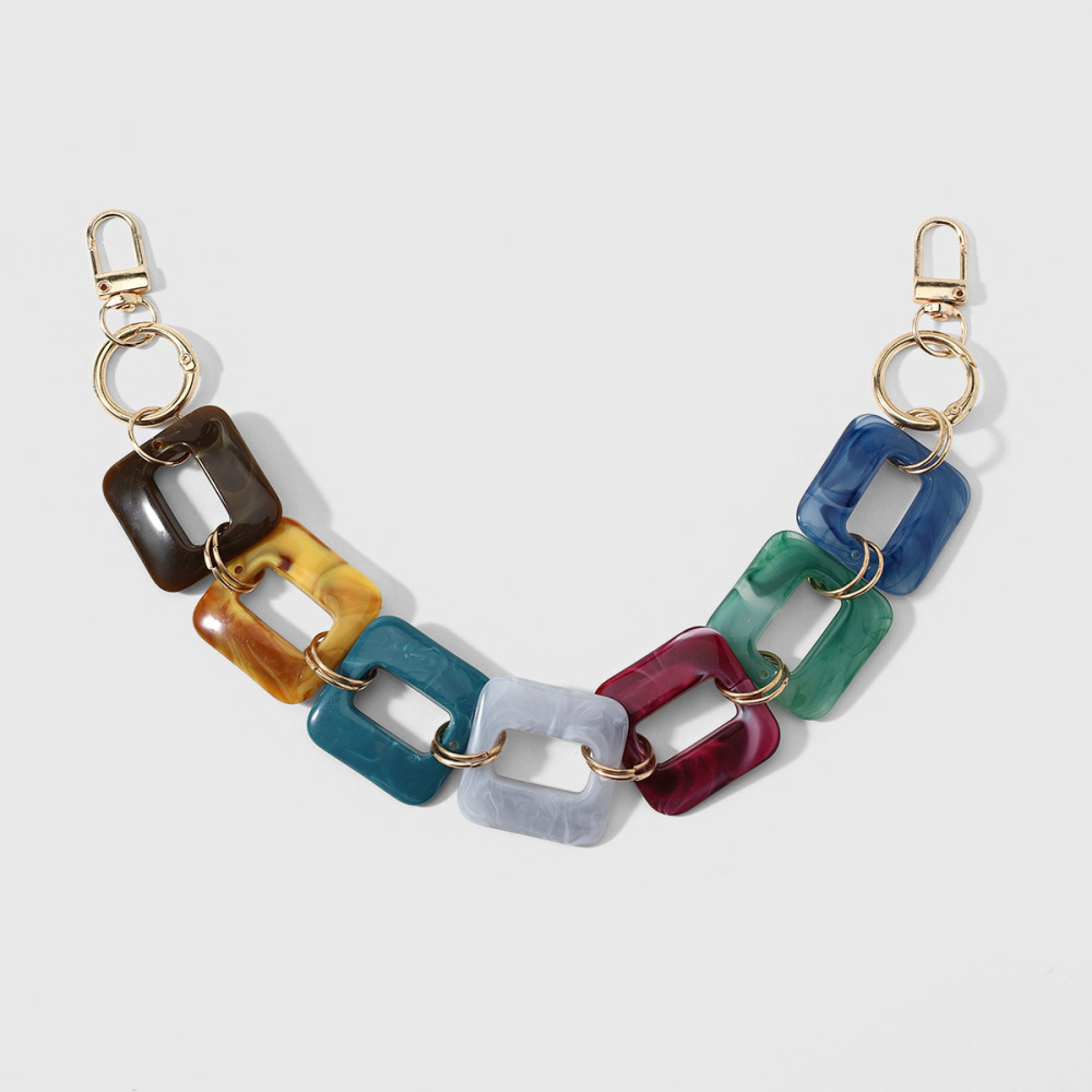 Simple Series Daily Chain Circle Alloy Bag Charms