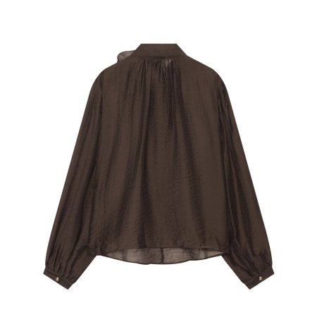 Eleganti Bluse E Camicie A Tinta Unita, Trasparenti E Dalla Vestibilità Ampia. 2