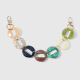 One multi-colored round buckle bag charm Picture2