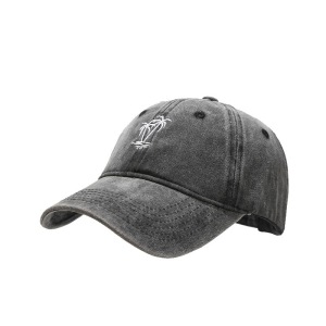 Simple Series Casual Solid Color Plant Washed-Cotton Distressed Unisex Baseball Cap h5 Picture7