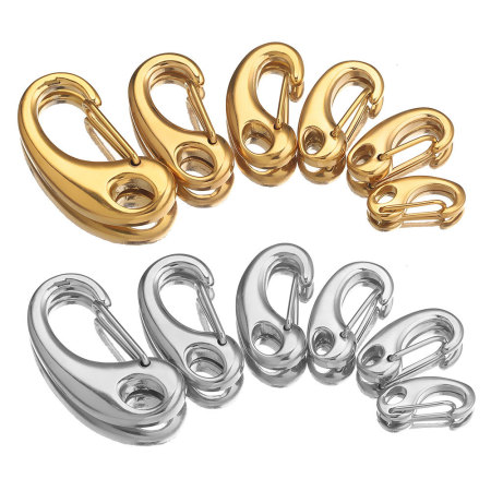 Simple Series Diy-Verbindungsstücke Und -Verbinder Aus Edelstahl In Unregelmäßiger Form, Wasserdicht, Goldfarben