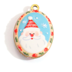 Classic Series Diy Cartoon Stainless Steel Waterproof Gold Color Women's Pendants h5 Picture4