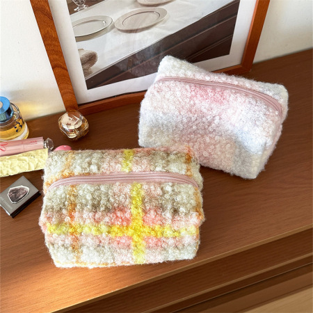 Simple Series Casual Stripe Plaid Mixed Color Gradient Color Geometric Shape Polyester Makeup Bags 2