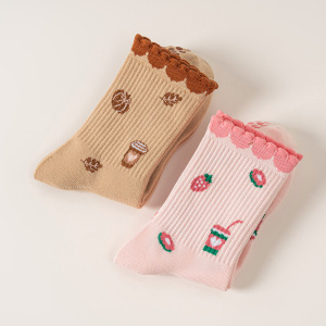 Women's High Bounce Sporty Solid Color Heart All-Over Print Mid-Calf Socks h5 Picture6