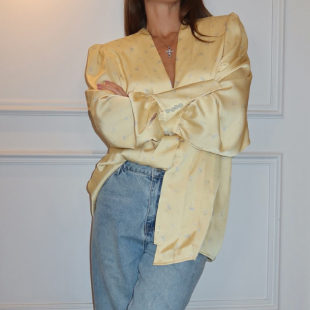 Blusen Und Hemden Im Retro-Stil Mit Blumenmuster, Rüschensaum Und Lockerer Passform 2
