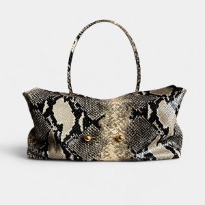 Casual Style Metal Hardware Solid Color Leopard Print Animal Print Pu Women's Square Handbags h5