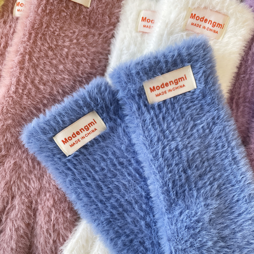 Simple Series Daily Solid Color Polyester Gloves h5Picture3