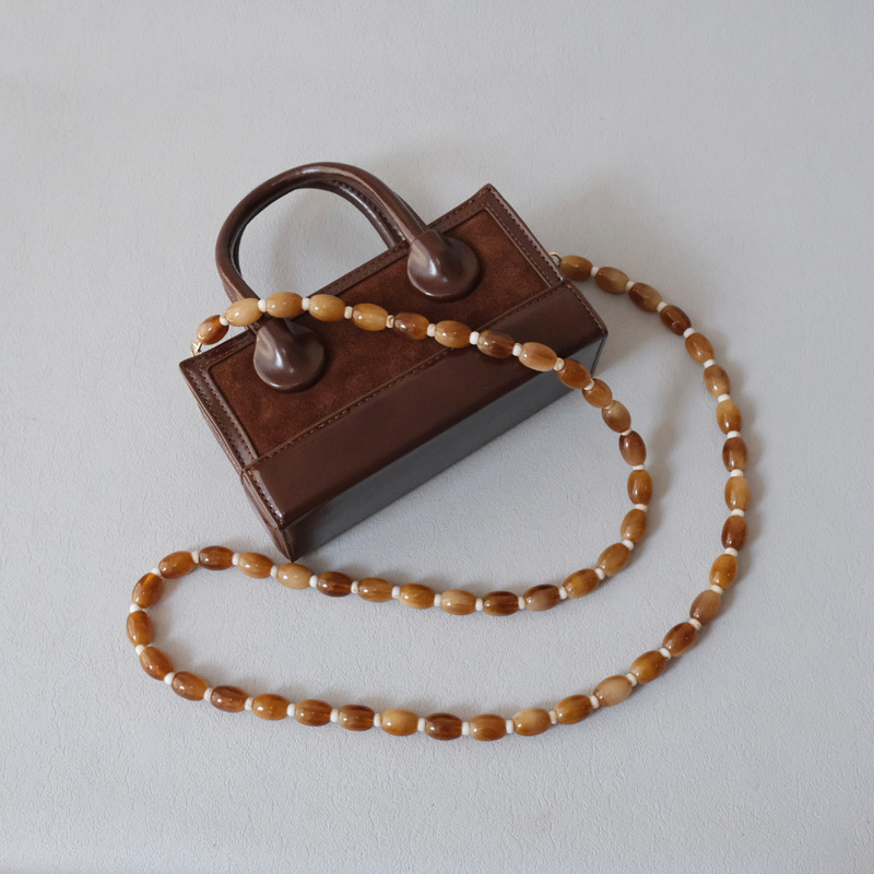 Simple Series Daily Solid Color Beads Gradient Color Acrylic Phone Chain h5Picture6